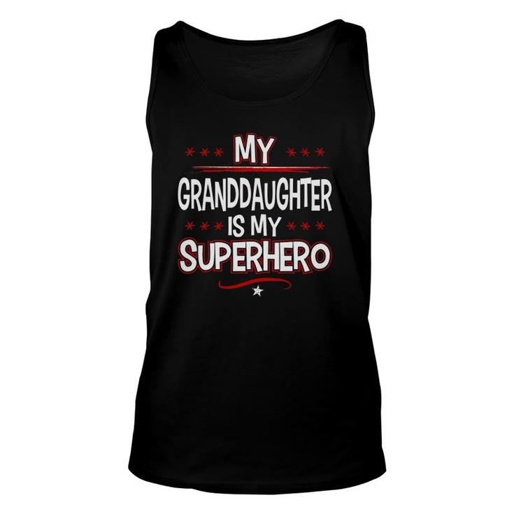 My Granddaughter Is My Superhero Unisex Tank Top
