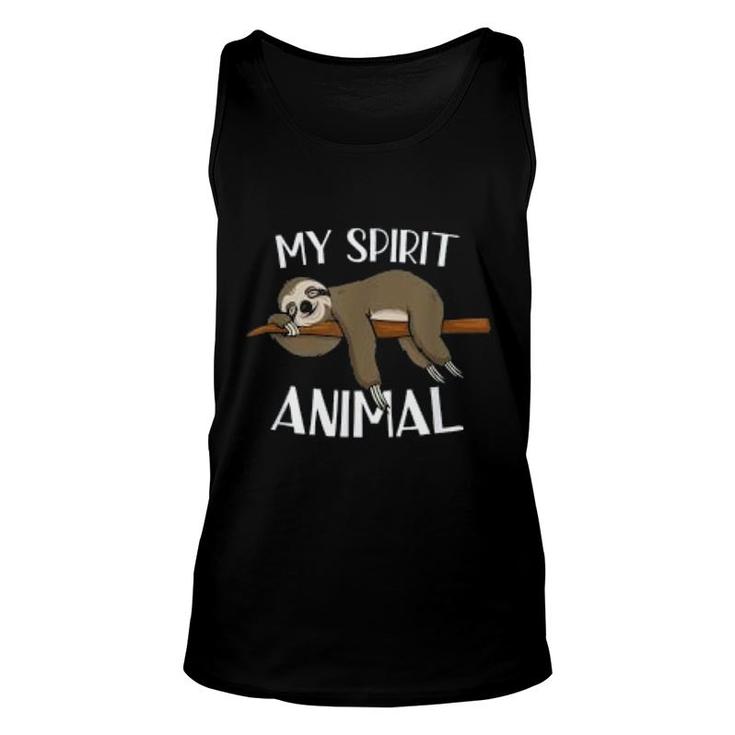 My Spirit Animal Funny Sloth Unisex Tank Top