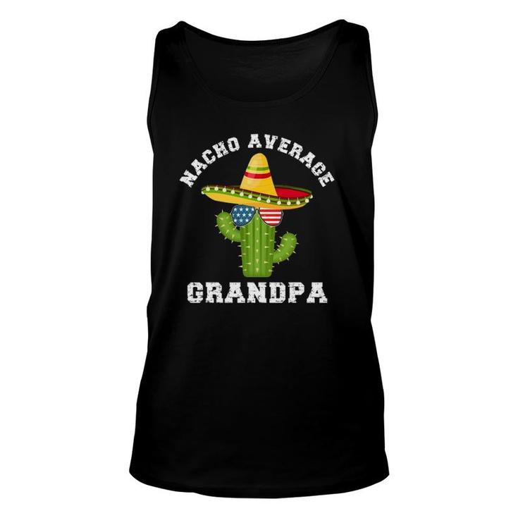 Mens Nacho Average Grandpa Cinco De Mayo Grandpa Humor Tank Top