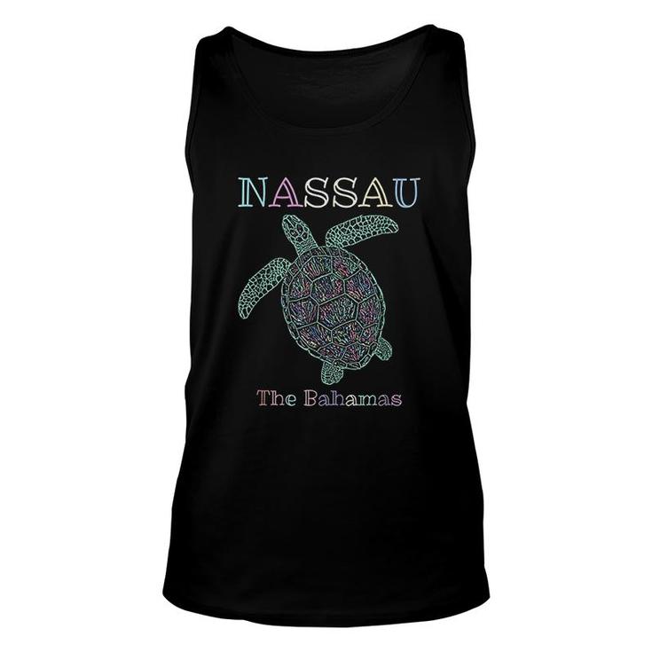 Nassau The Bahamas  Sea Turtle Unisex Tank Top