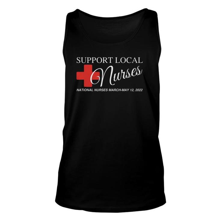 National Nurses March Support Your Local Nurse May 12 2022 Ver2 Tank Top