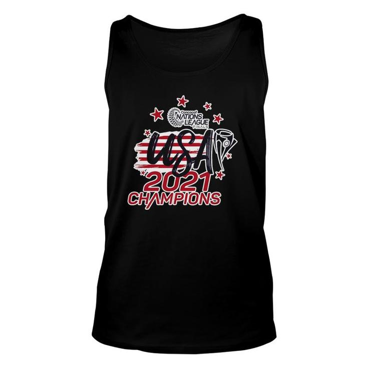 Nations League Usa 2021 Champions Unisex Tank Top