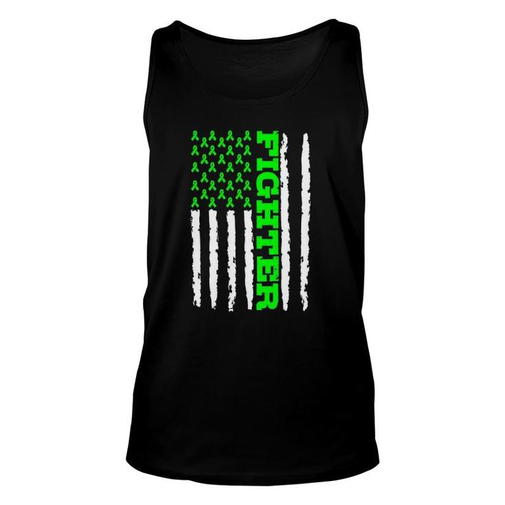 Nephrotic Syndrome Awareness Fighter American Flag Unisex Tank Top