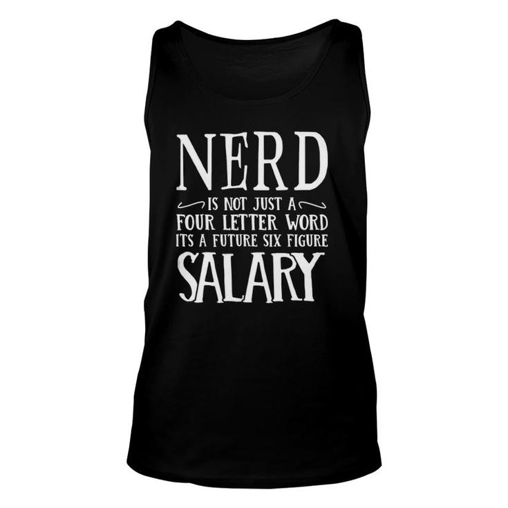 Nerd Not A Four Letter Word  Board Role Playing Rpg Unisex Tank Top