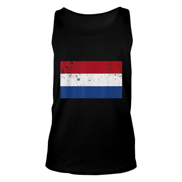 Netherlands Flag Traditional Unisex Tank Top