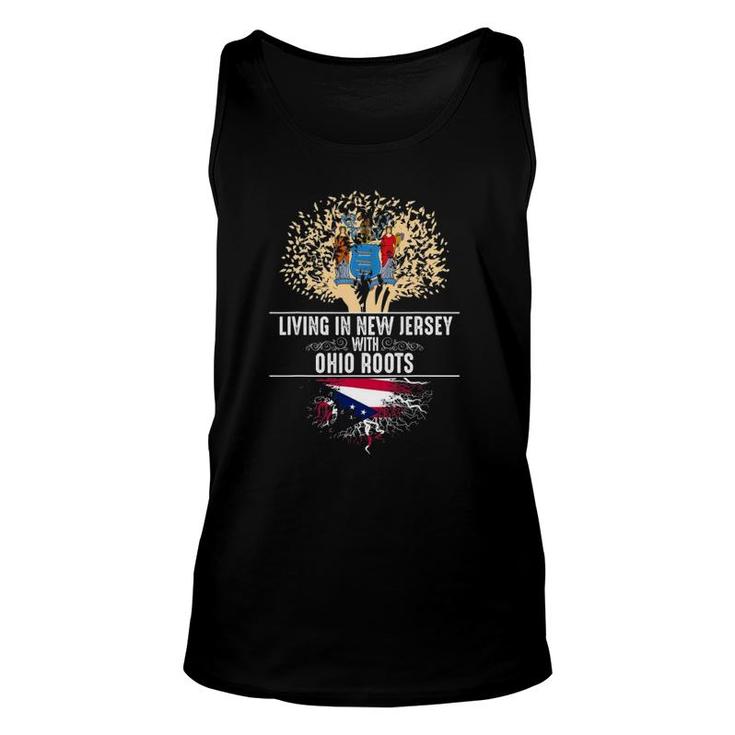 New Jersey Home Ohio Roots State Tree Flag Love Gift Unisex Tank Top