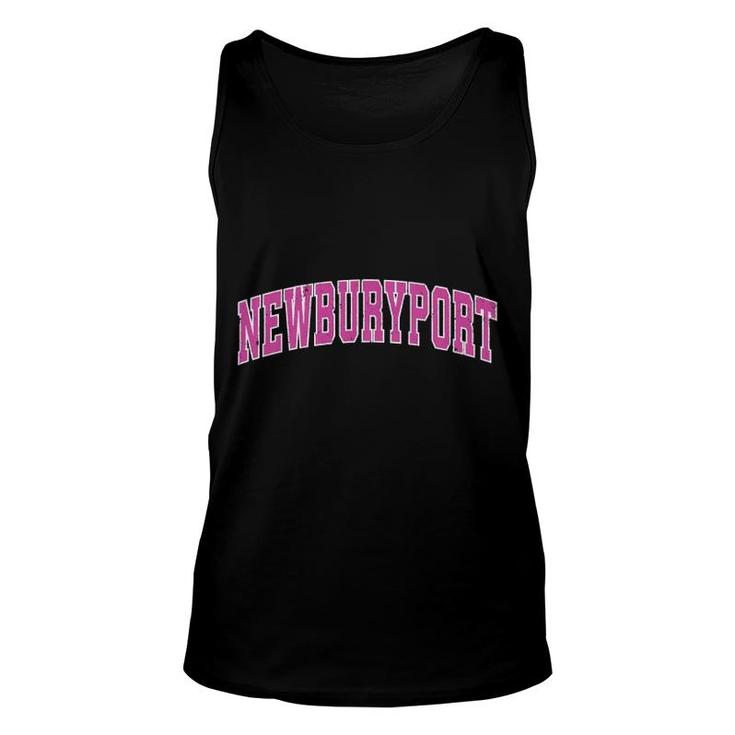 Newburyport Massachusetts Ma Vintage Sports Pink Desi Tank Top