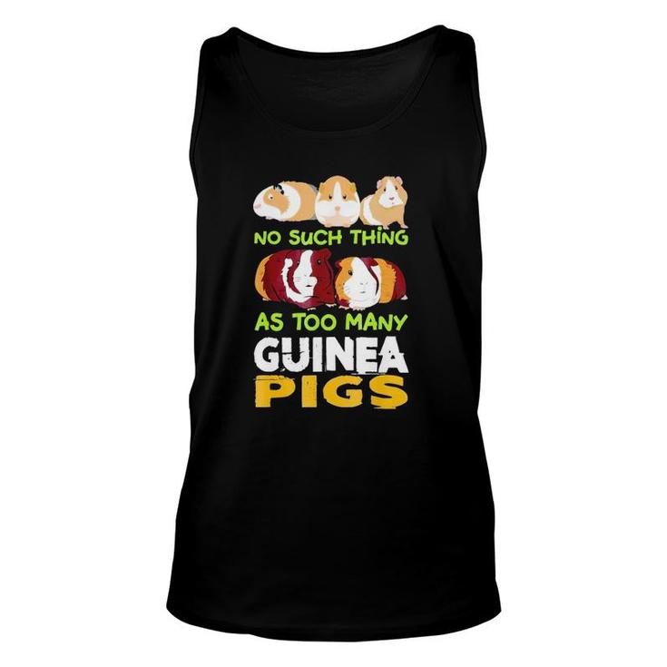 No Such Thing As Too Many Guinea Pigs Unisex Tank Top