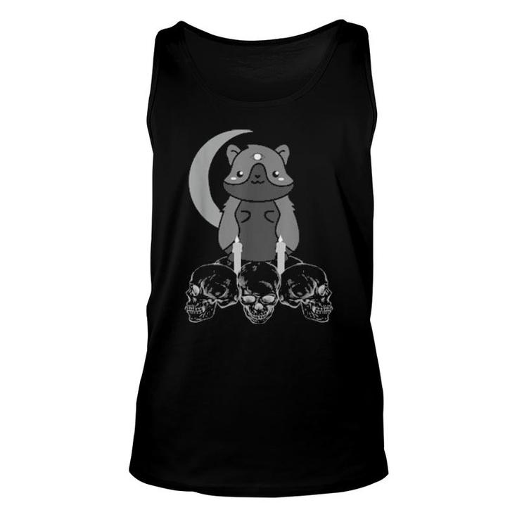 Occult Hamster With Skulls  Unisex Tank Top