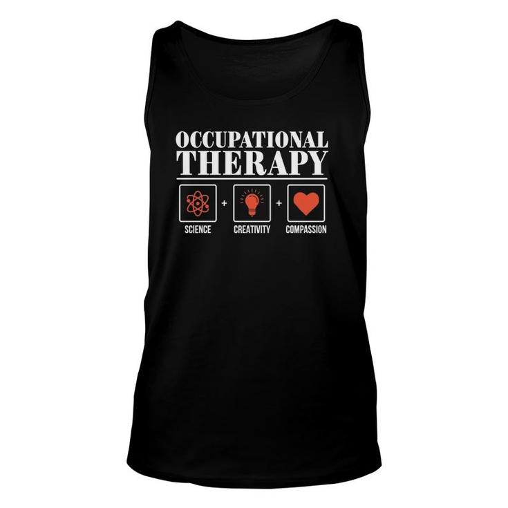 Occupational Therapist Cute Icon Ot Assistant Therapy Gift  Unisex Tank Top