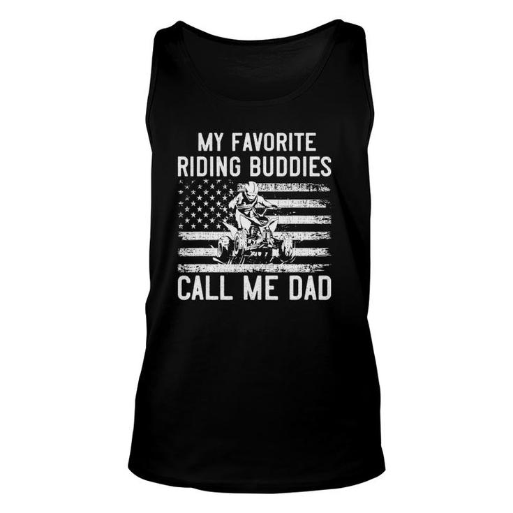 Mens Off Road Dad Atv My Favorite Riding Buddies Call Me Dad Quad Tank Top