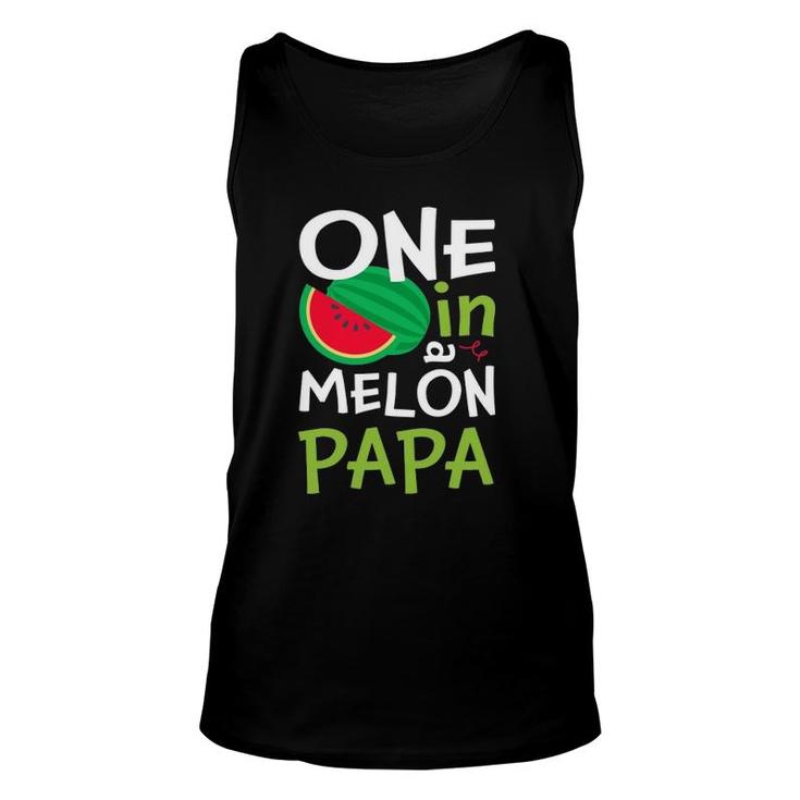 One In A Melon Papa Matching Group Unisex Tank Top