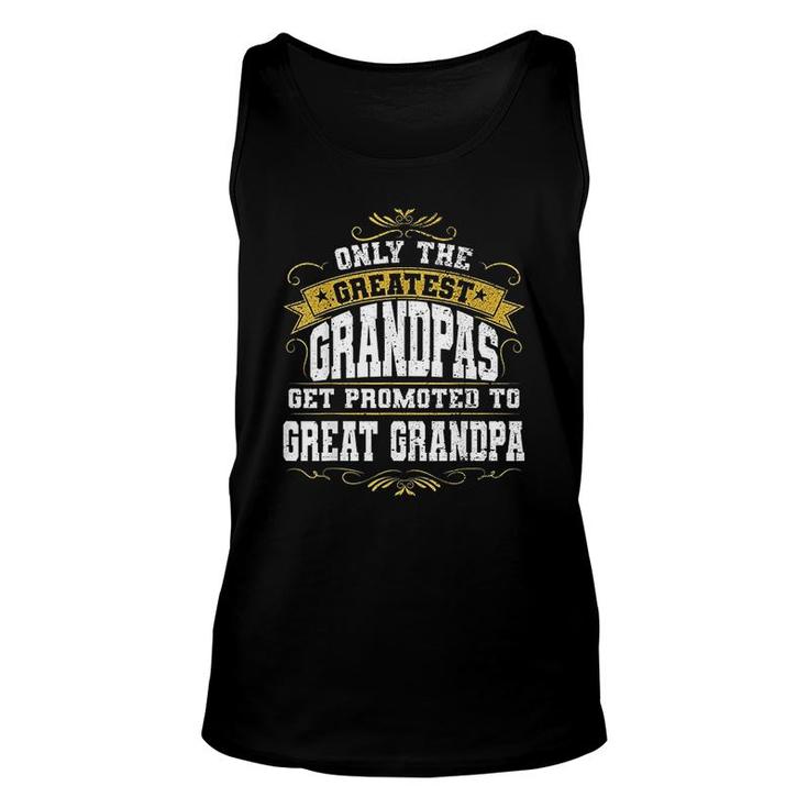 Only The Greatest Grandpas Unisex Tank Top