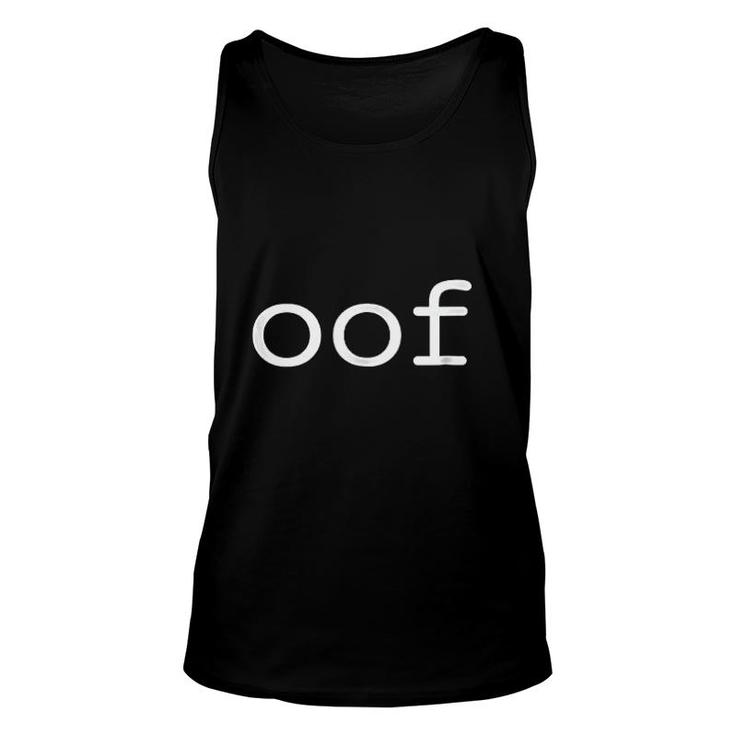 Oof Funny And Simple Internet Sound Unisex Tank Top