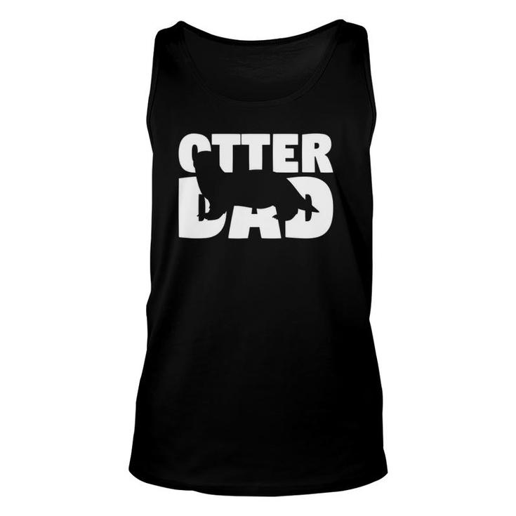 Otter Dad Otter Lover Gift For Father Pet Animal Unisex Tank Top