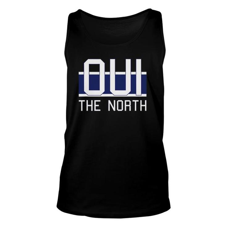 Oui The North, Hockey - Quebec, Canada Unisex Tank Top