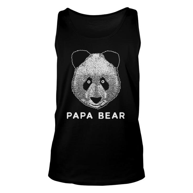 Mens Mens Panda Bear Outfit For Papa Dad Father Daddy Clothes Tank Top