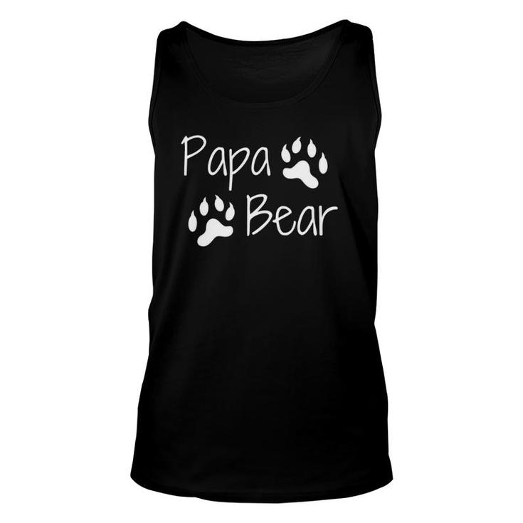 Papa Bear Father’S Day Gift Papa  Funny Unisex Tank Top