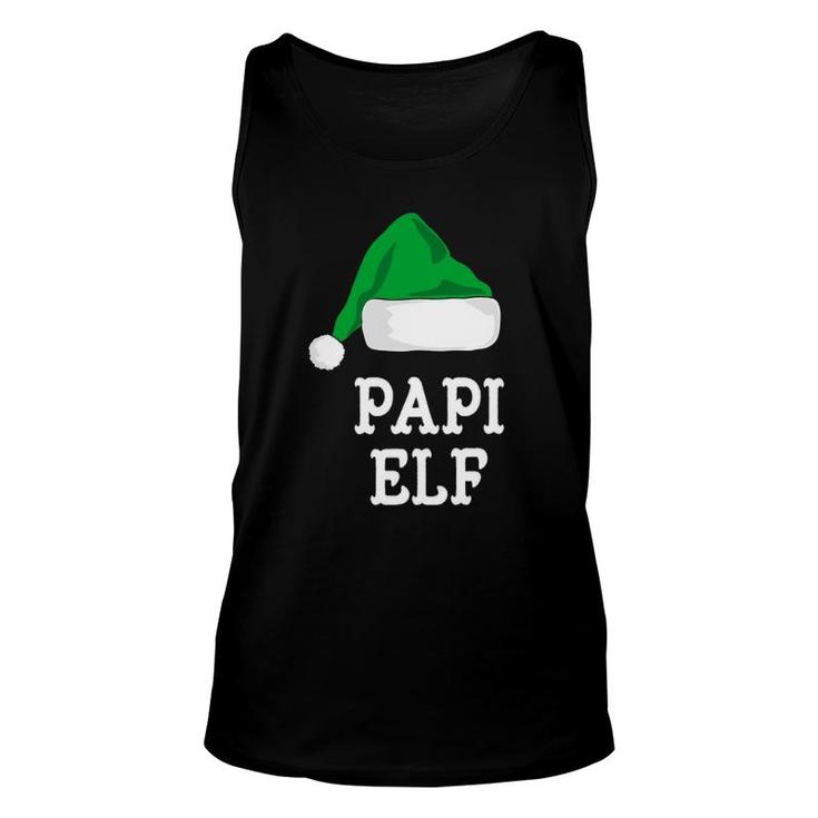 Papi Elf Christmas Matching Family Group Xmas Gift Unisex Tank Top
