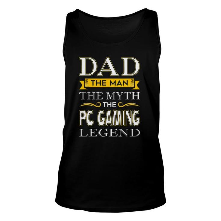 Pc Gamer Dad S Gifts For Gamer Dads Unisex Tank Top