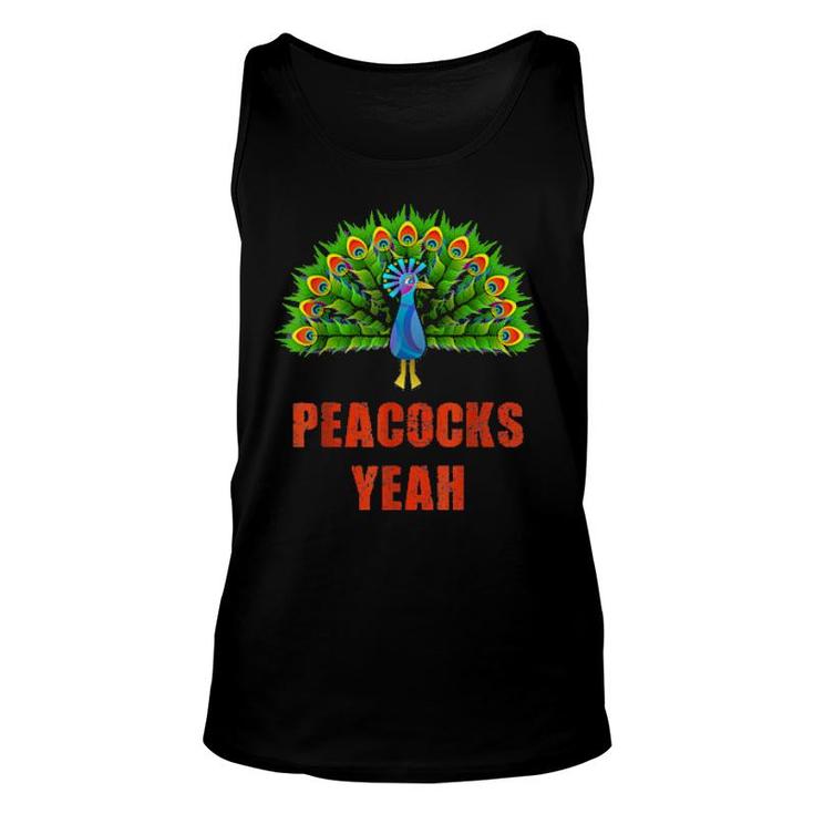 Peacocks Yeah I Love Peacocks  Unisex Tank Top
