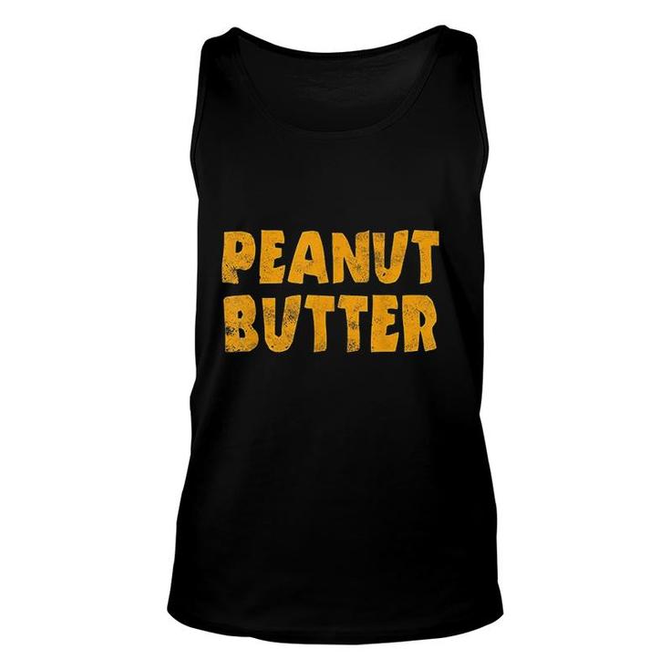 Peanut Butter Funny Matching Couples Halloween Party Costume  Unisex Tank Top