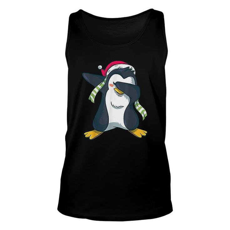 Penguin Dabbing Funny Unisex Tank Top