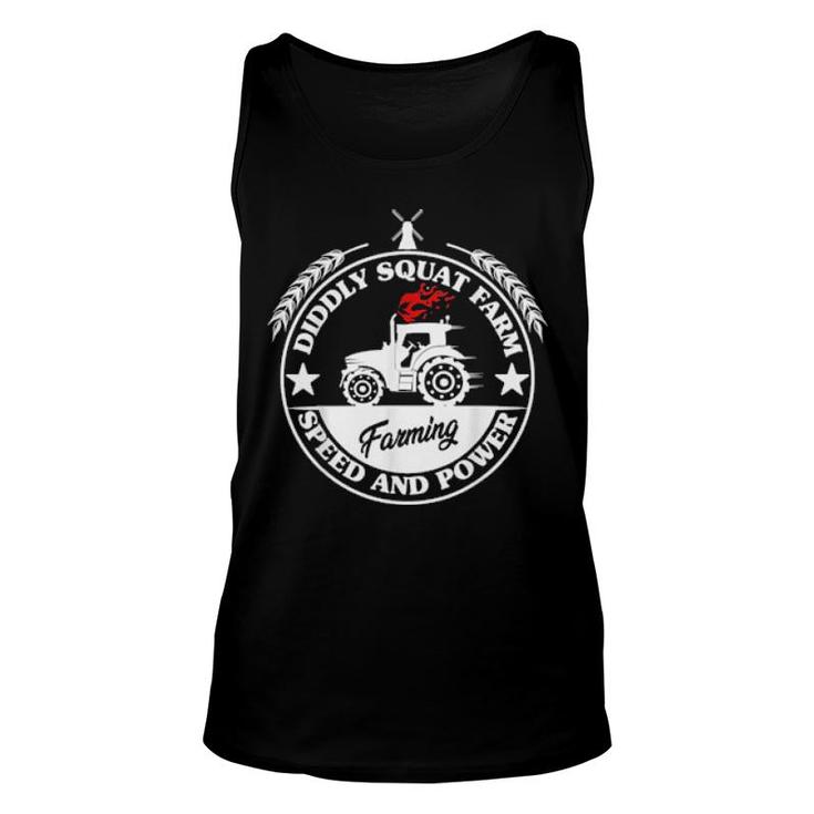 Perfect Diddly Squat Farm Speed And Power Tractor Vintage  Unisex Tank Top