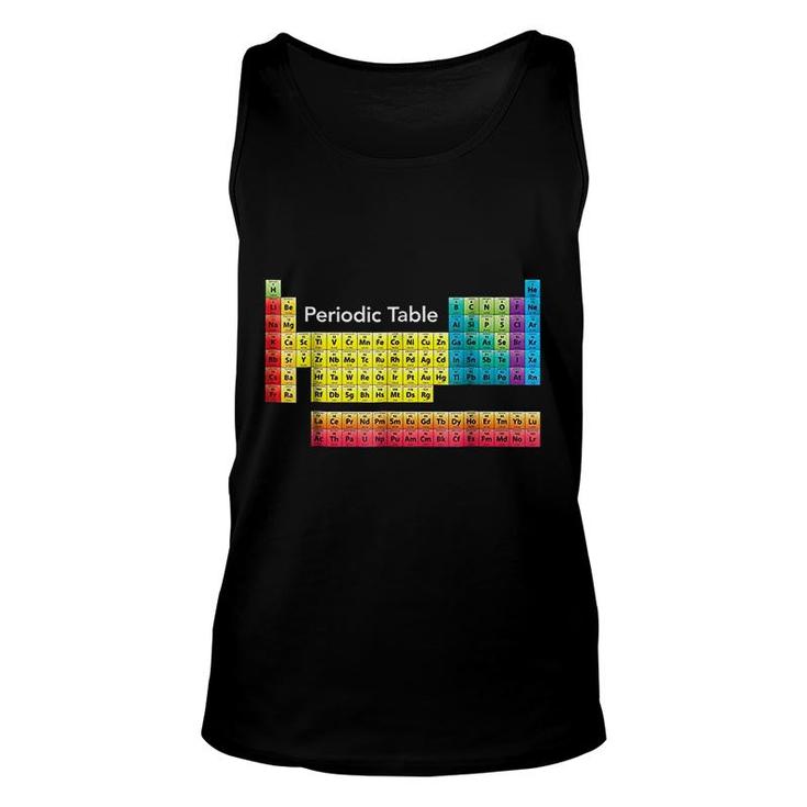 Periodic Table Color Coded Unisex Tank Top Periodic Table Color Coded Unisex Tank Top