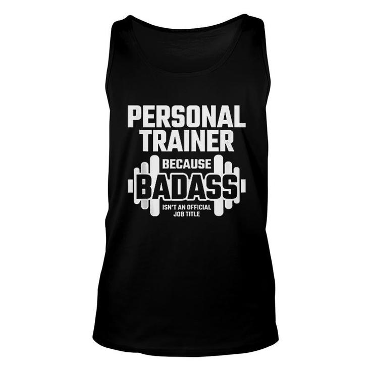 Personal Trainer Meme Gym Motivation Unisex Tank Top