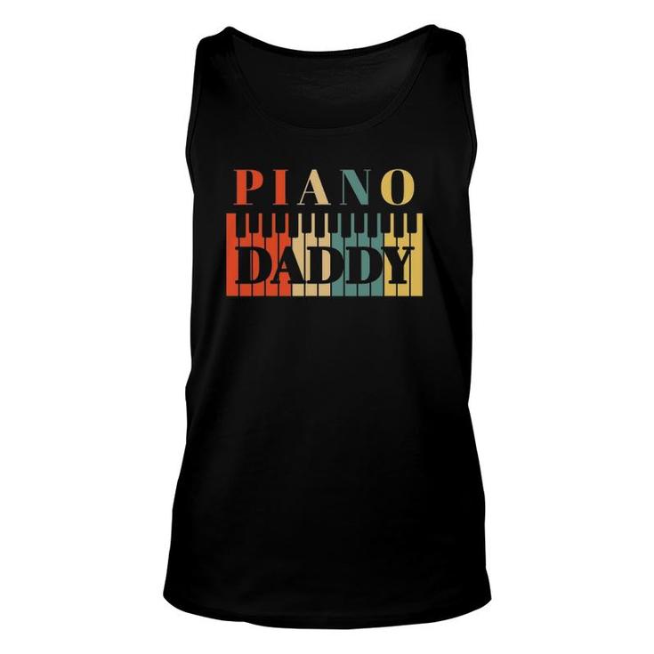 Piano Daddy Father's Day Classical Music Dad Instrument Tank Top