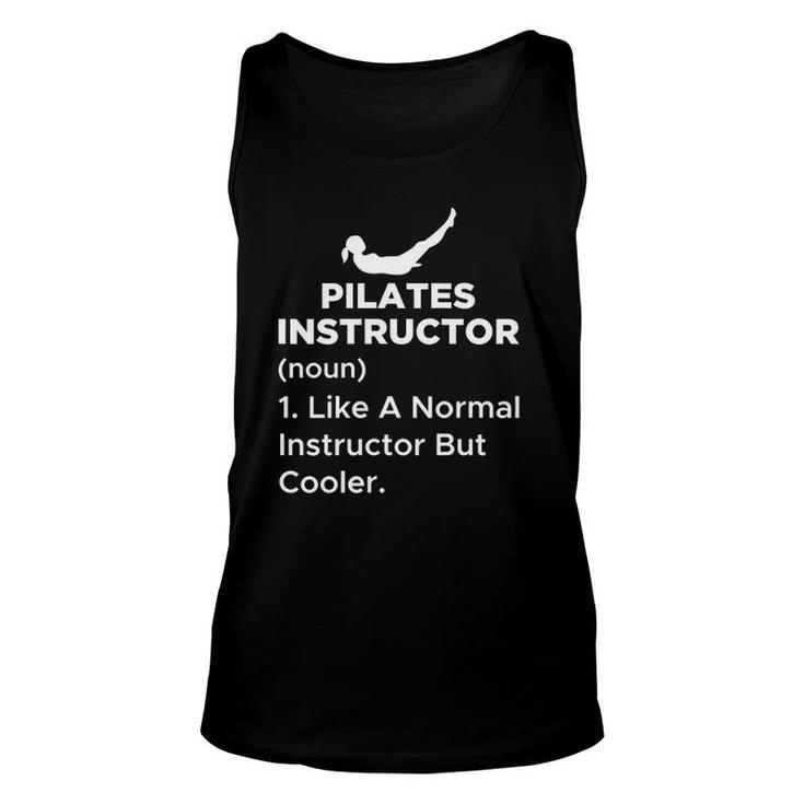 Womens Pilates Instructor Definition For A Fitness Coach Tank Top Tank Top