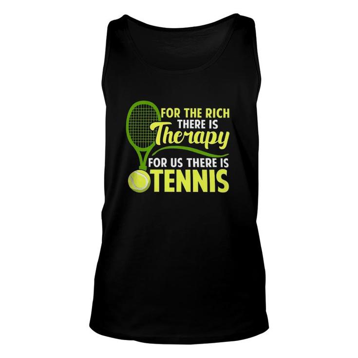 Player Gift For Sports Friends With Racket Unisex Tank Top