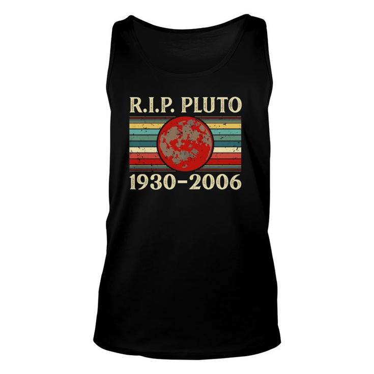 Pluto Gifts Rip Remember Pluto Funny Science Space Unisex Tank Top