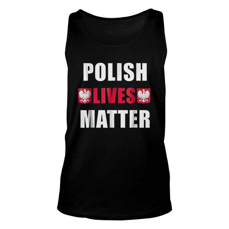 Polish Lives Matter Unisex Tank Top
