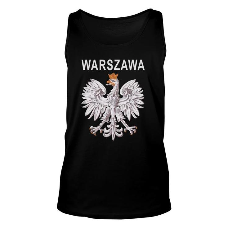 Polska Warszawa City Polish Eagle Unisex Tank Top