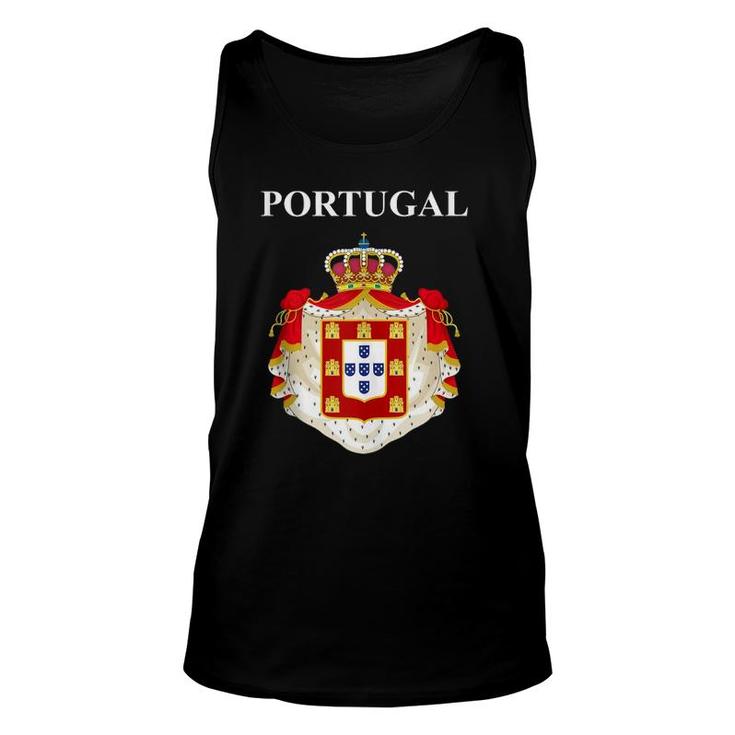 Portugal Historical Coat Of Arms Heraldry  Unisex Tank Top
