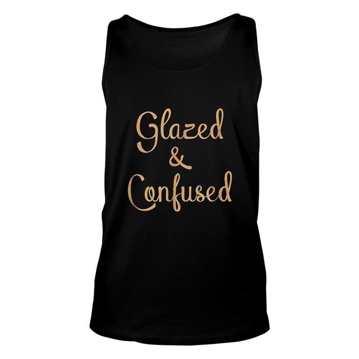 Pottery Glazed Confused Unisex Tank Top