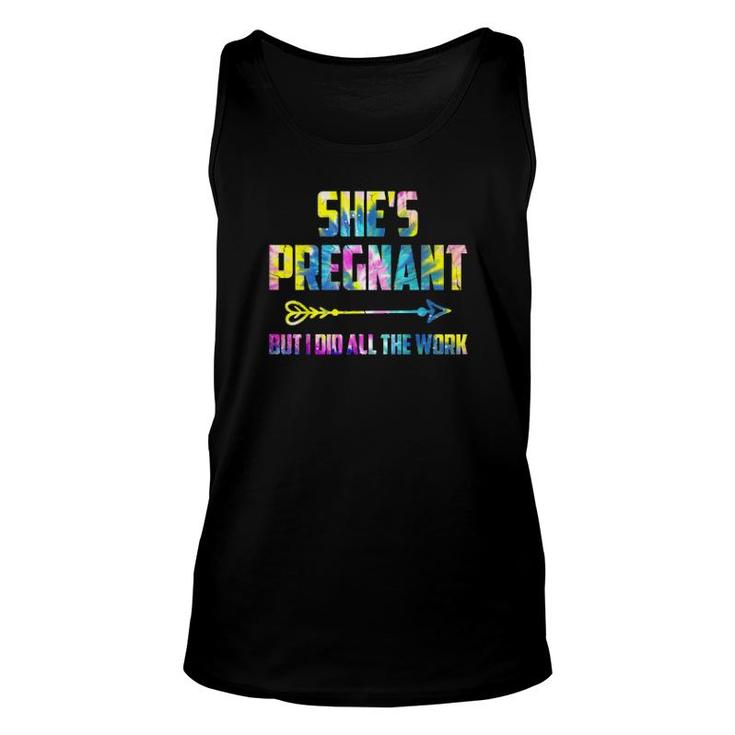 Pregnancy Announcement  For Dad Baby Reveal  Unisex Tank Top