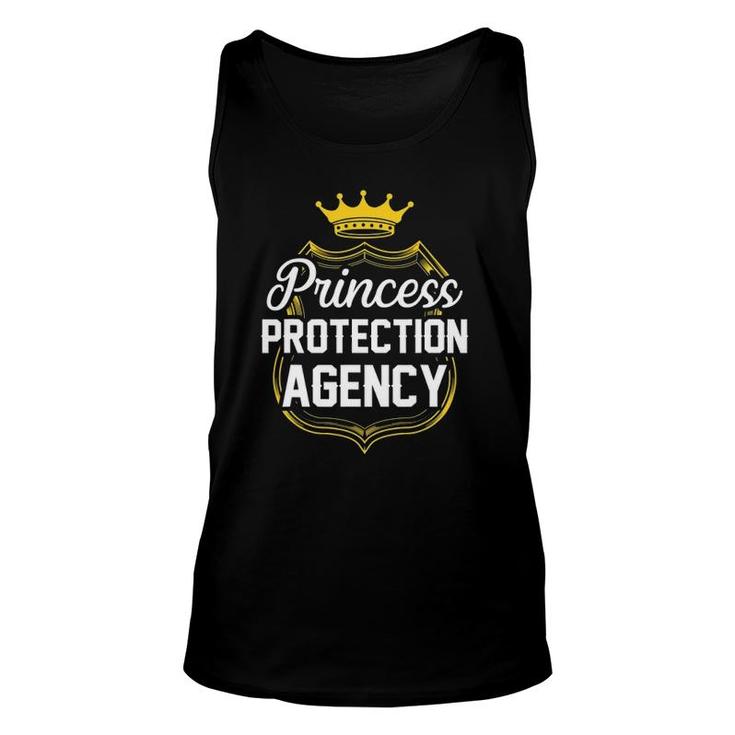 Princess Protection Agency Tiara Badge Mens Father's Day Unisex Tank Top