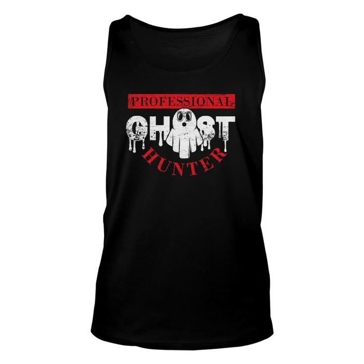 Professional Ghost Hunter Scary Halloween Costume Pullover Unisex Tank Top