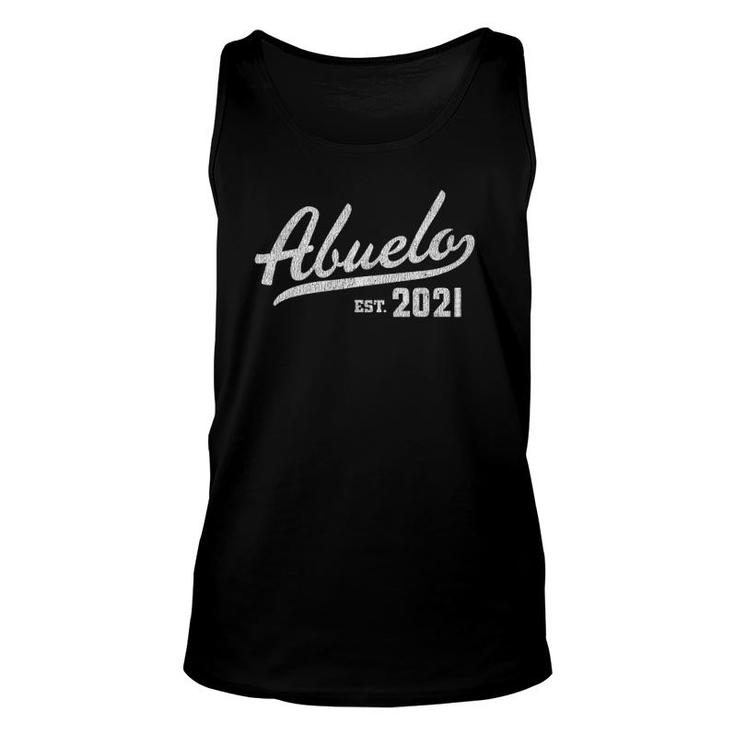 Promoted To Abuelo Est 2021 Ver2 Unisex Tank Top