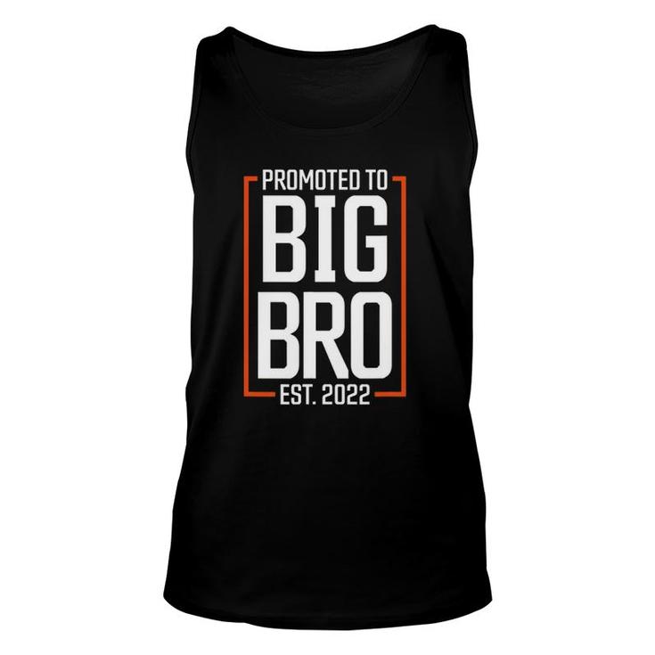 Promoted To Big Brother 2022 Big Bro Soon To Be Big Brother Unisex Tank Top