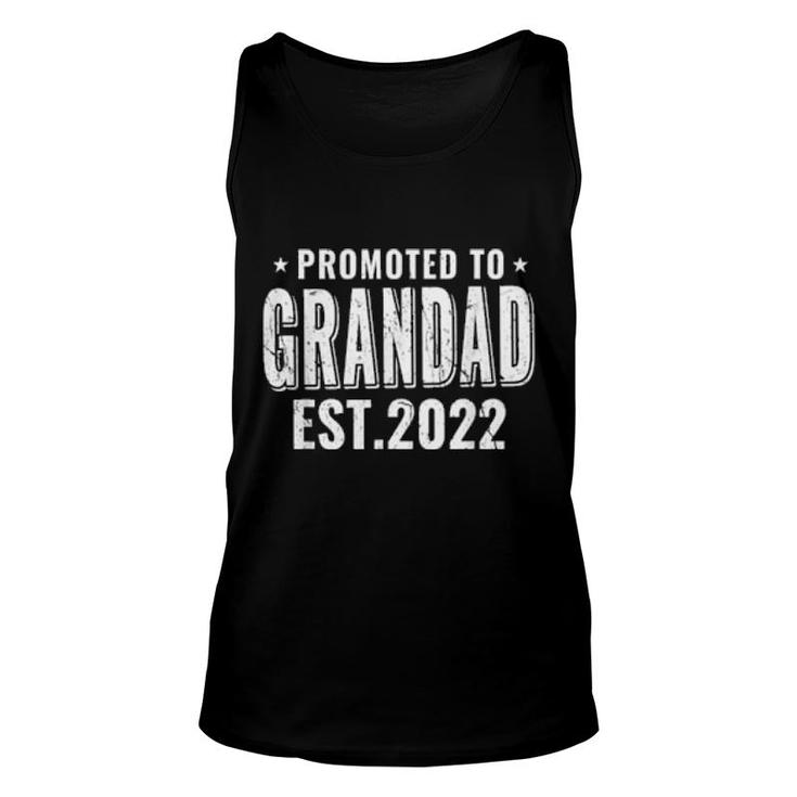 Promoted To Grandad 2022 Grandpa   Unisex Tank Top