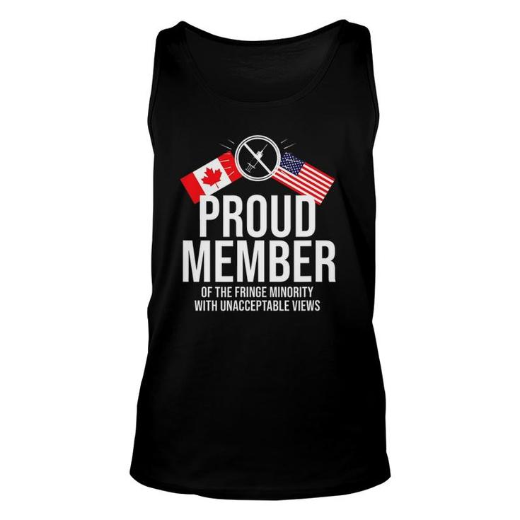 Proud Member Of Fringe Minority America And Canada Together Unisex Tank Top