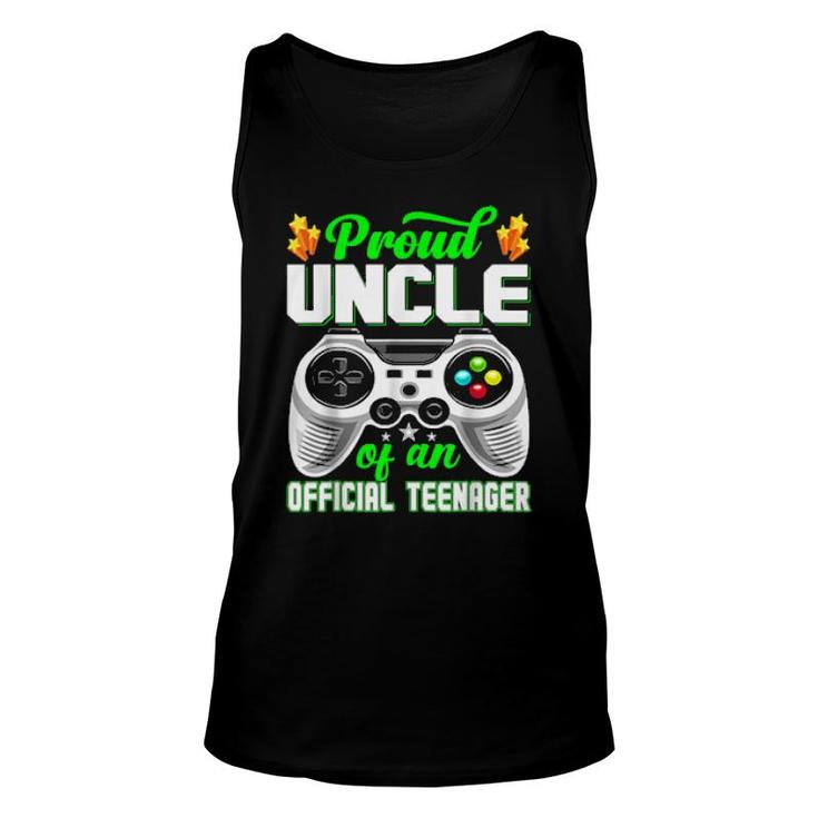 Proud Uncle Officialnager Video Game Top 13Th Birthday  Unisex Tank Top