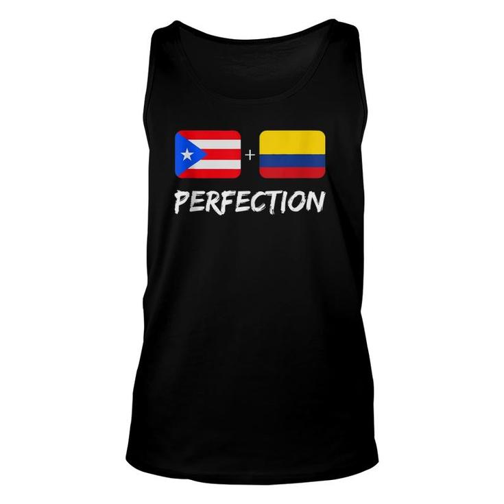 Puerto Rican Plus Colombian Perfection Heritage  Unisex Tank Top