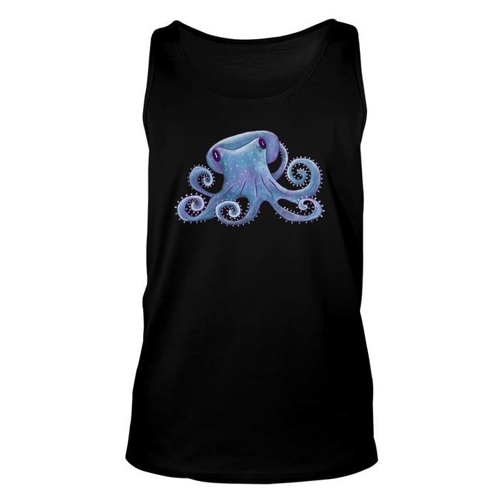 Purple Octopus Colorful Ocean Sea Creature Marine Animal Unisex Tank Top
