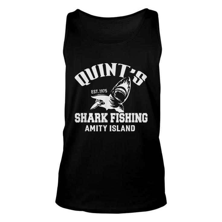 Quint  Shark Fishing Unisex Tank Top