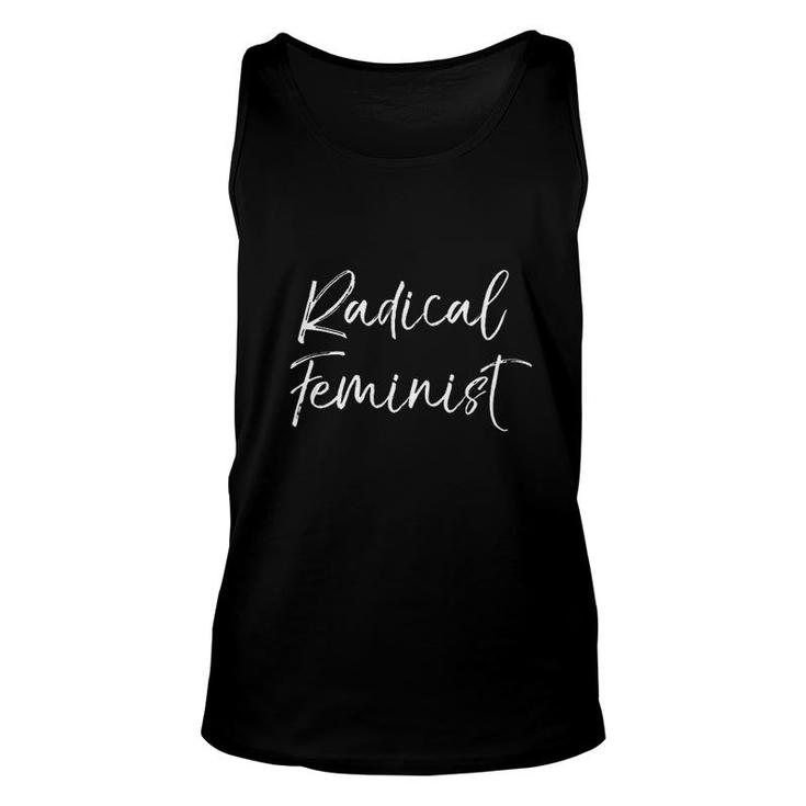 Radical Feminis Unisex Tank Top